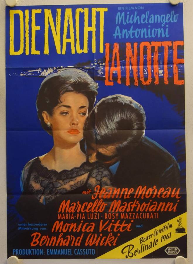 Die Nacht originales deutsches Filmplakat